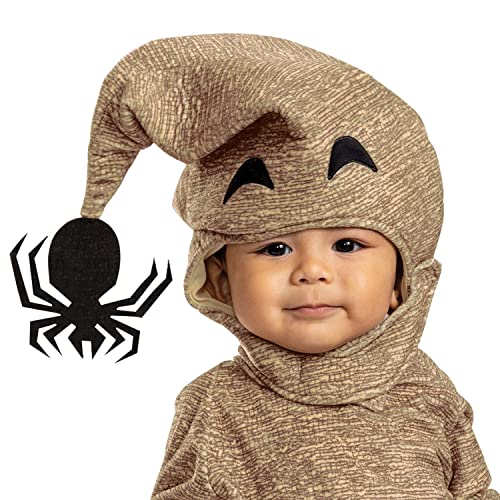 Disguise unisex baby Oogie Boogie Costume, Official the Nightmare Before Christmas Onesie Infant and Toddler Costumes, As Shown, Size 6-12 months US