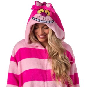 INTIMO Alice in Wonderland Cheshire Cat Unisex Costume Union Suit One Piece Pajama Outfit (Large/X-Large)