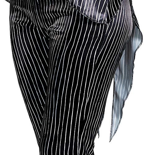 Disguise mens Disney Women's Jack Skellington Deluxe Adult Sized Costume, Multi, M 8-10 US