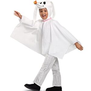 Disguise Disney Zero Nightmare Before Christmas Toddler Boys' Costume, White, Large (4-6)