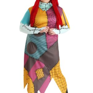 Disney womens Disguise the Nightmare Before Christmas Sally Classic adult sized costumes, Yellow/Red/Black/Green, XL 18-20 US