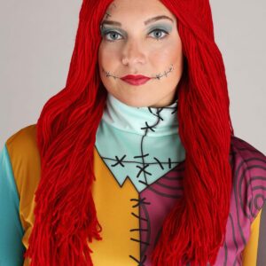 Disney womens Disguise the Nightmare Before Christmas Sally Classic adult sized costumes, Yellow/Red/Black/Green, XL 18-20 US