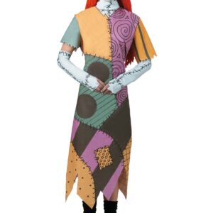 Disney womens Disguise the Nightmare Before Christmas Sally Classic adult sized costumes, Yellow/Red/Black/Green, XL 18-20 US