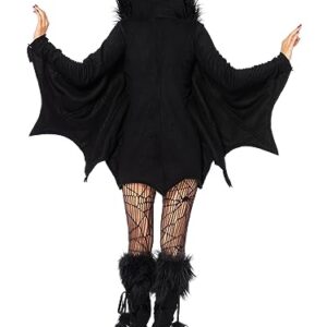 Leg Avenue womens Leg Avenue Women's Cozy Black Bat Halloween Adult Sized Costumes, Black, X-Large US