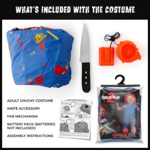 Rubies Licensed Chucky Inflatable Costume- Chucky Costume for Adults Halloween