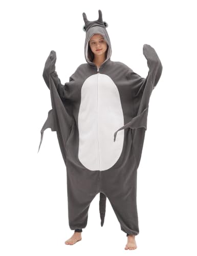 MZMZZU Adult Manta One-Piece Animal Pajamas Cosplay Halloween Costume for Men Women