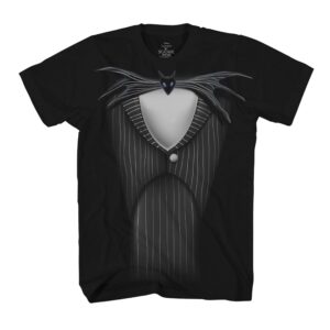 disney nightmare before christmas jack skellington costume suit t-shirt (small, stained glass)