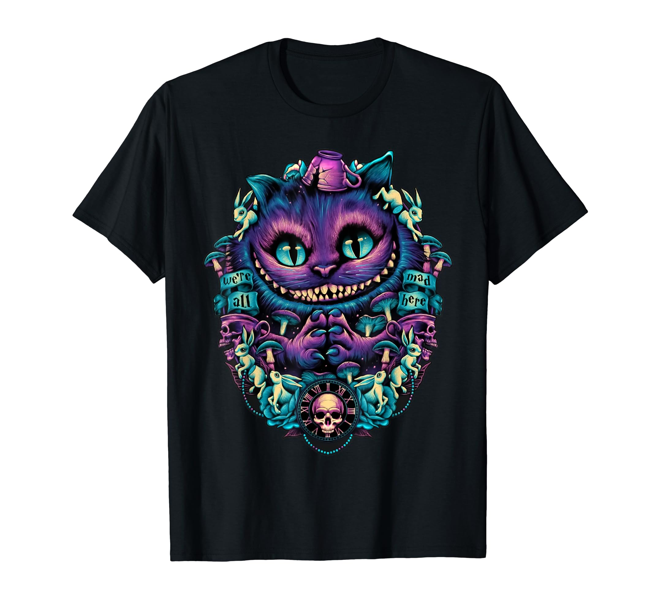 Cheshire Cat shirt Alice in Wonderland Graphic T-Shirt