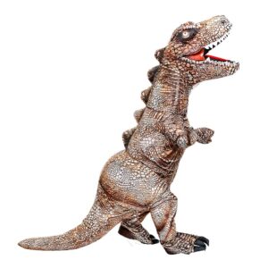 Dinosaur Costume for Adult, Inflatable Dinosaur Costume Adult, T-Rex Costume Blow up Funny Halloween Dino Costumes Fancy Dress, for Women Teens