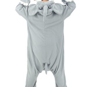 vavalad Adult Elephant Onesie Costumes One Piece Pajamas Animal Cosplay Homewear Sleepwear for Women Men