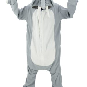 vavalad Adult Elephant Onesie Costumes One Piece Pajamas Animal Cosplay Homewear Sleepwear for Women Men