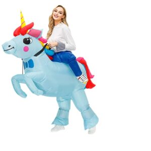 KOOY Inflatable Costume Adult,Inflatable Halloween Costumes,Unicorn costume adult,adult halloween costume women,Blow up Costumes