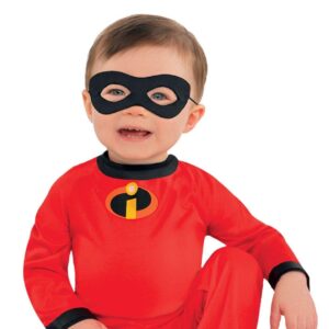 Amscan Baby Jack Jack Halloween Costume for Babies, Disney, The Incredibles, 12-24 Months, with Mask