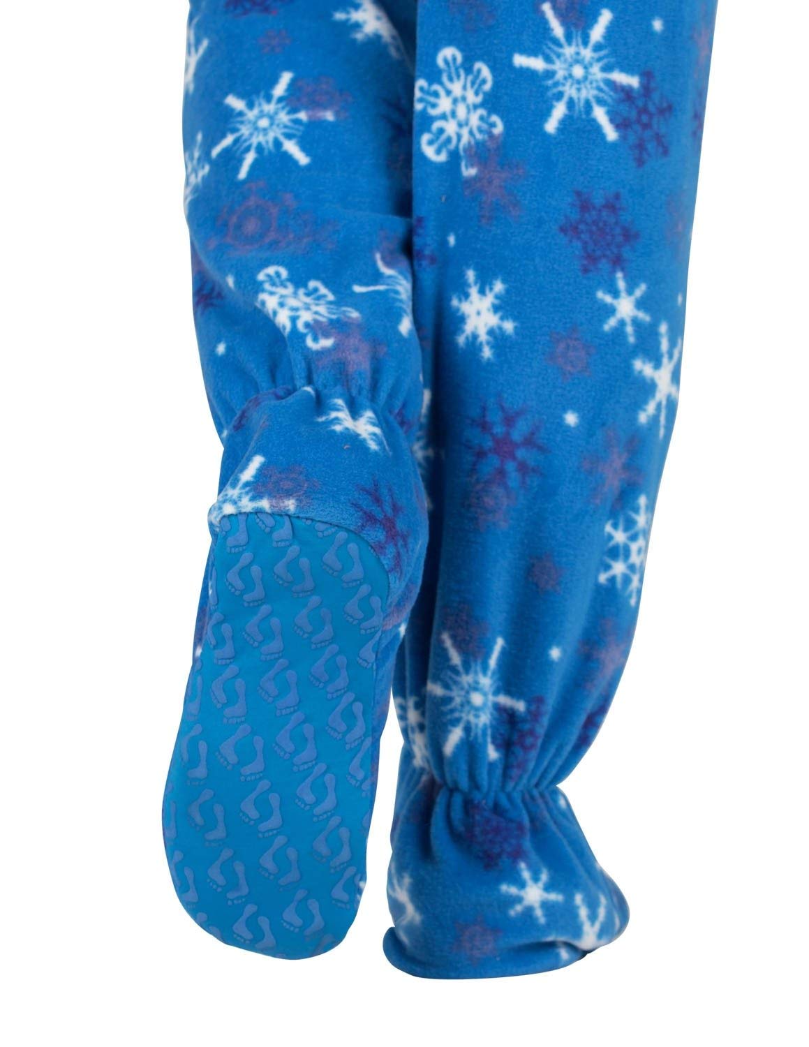 Footed Pajamas - Its A Snow Day Adult Fleece One Piece - Adult - XSmall (Fits 5'2-5'4")