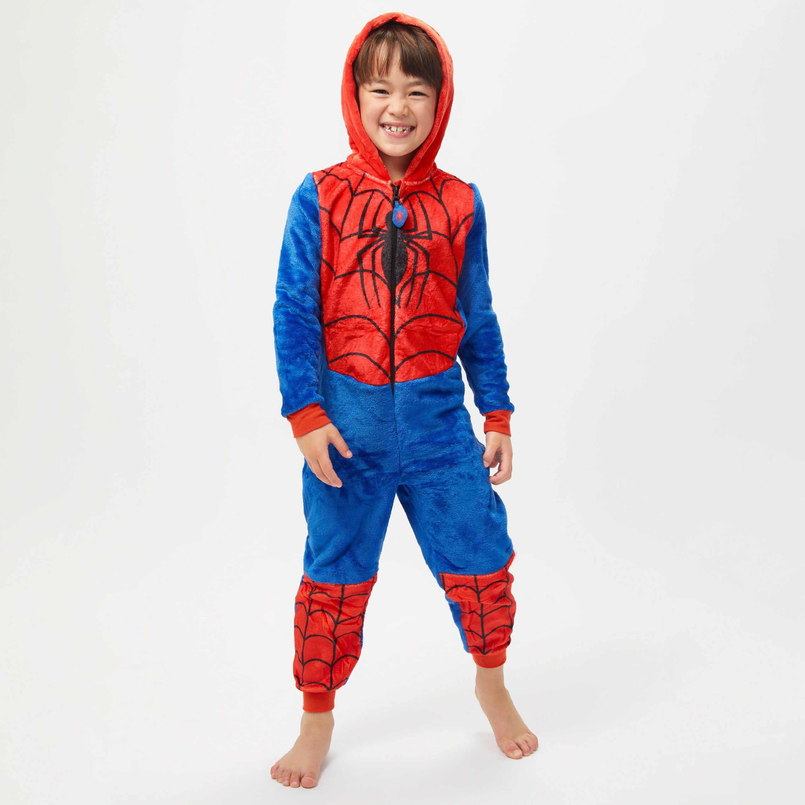 Marvel Boys' Spiderman Onesie Size 6 Blue