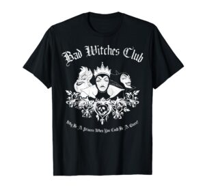 disney villains bad witches club group shot vintage t-shirt