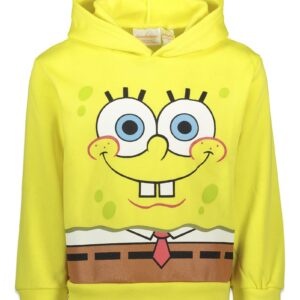 Nickelodeon SpongeBob SquarePants Toddler Boys Fleece Pullover Hoodie Yellow 4T