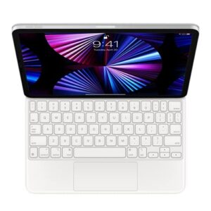 Apple USB-C Magic Keyboard for 11-inch iPad Pro 3rd Gen & iPad Air 4th Gen - White (Renewed)