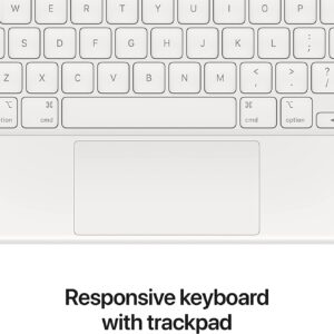 Apple USB-C Magic Keyboard for 11-inch iPad Pro 3rd Gen & iPad Air 4th Gen - White (Renewed)