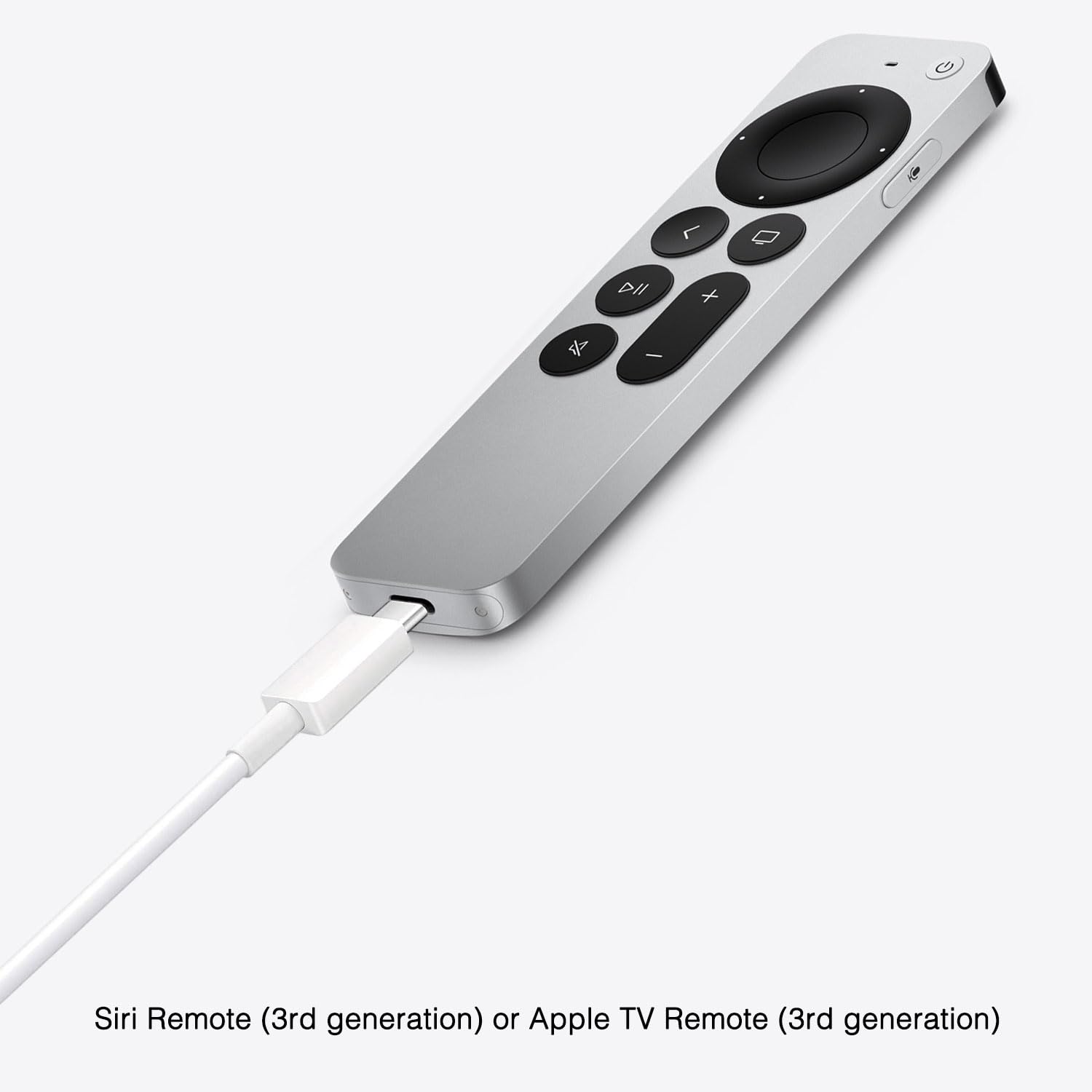 6.6FT USB C Apple TV Remote Cable for Apple TV Remote (3rd Gen), Apple TV 4th Gen, Siri Remote (3rd Gen), Apple TV 4K Remote (3rd Gen), iPhone 15 15 Pro Max 15 Plus Charger Cable Replacement