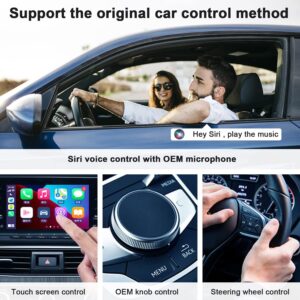 Wireless CarPlay - Wired CarPlay Convert Cars Wireless CarPlay，Wireless CarPlay Adapter，Apple CarPlay Wireless Adapter，Plug & Play Fast and Easy Use Fit for Cars from 2016 & iPhone iOS 10+