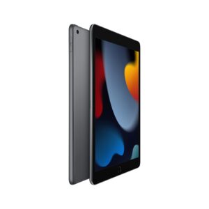 Apple iPad (9th generation): with A13 Bionic chip, 10.2-inch Retina display, 256GB, Wi-Fi, 12MP front/8MP back camera, Touch ID, all-day battery life – Space Gray