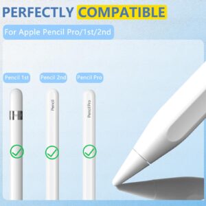 8 Pack Replacement Tips for Apple Pencil 1st and 2nd Generation, Accessories Compatible with iPad Pro Pencil Nibs