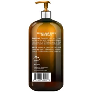 MAJESTIC PURE Apple Cider Vinegar Shampoo - Restores Shine & Reduces Itchy Scalp, Dandruff & Frizz - Sulfate Free, for All Hair Types, Men and Women - 16 fl oz