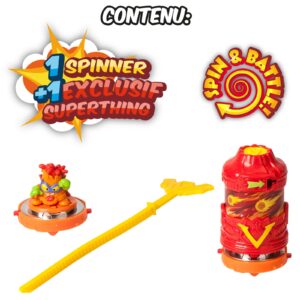 SUPERZINGS - Battle Spinners - Volcano Viper, Contains 1 Spinner & 1 SuperThing Exclusive