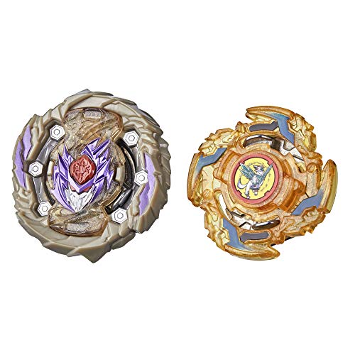 BEYBLADE Burst Surge Dual Collection Pack Hypersphere Dusk Spryzen S5 and Slingshock Force Wolborg Spinning Top Toys - 2 Battling Game Tops