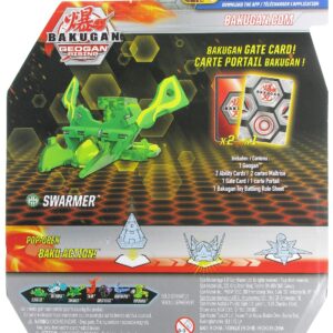 Bakugan Geogan Rising 2021 Ventus Swarmer Geogan (Viloch Combiner Part 7 of 7) Collectible Action Figure and Trading Cards