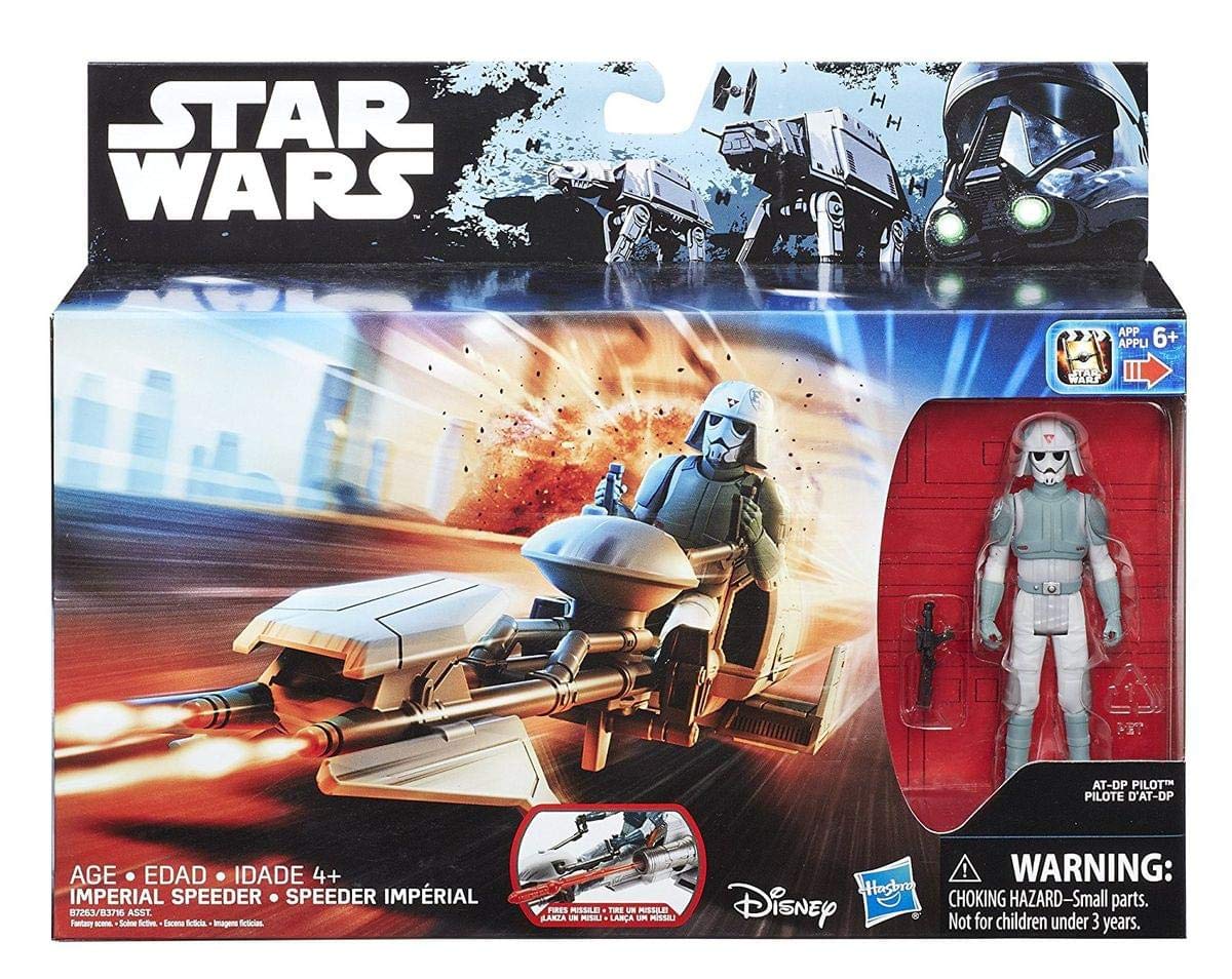 Star Wars R Speeder & At DP Pilot Action Figure