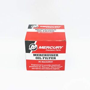 MERCURY Marine Mercruiser Oil Filter 3.0L 4.3L V6 5.7 350 V8 35-866340K01