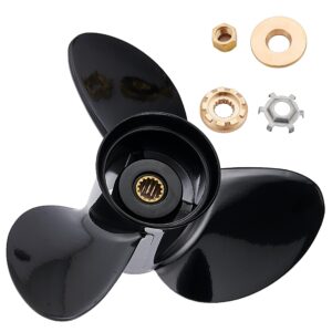 adp 14 1/2 x19 | 48-832830a45 upgrade oem aluminum outboard propeller fit mercury engines 135-300hp&mercruiser alpha one propeller, 15 spline tooth. hub kits included,14.5 x 19 hp, rh
