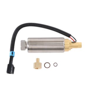jdmspeed new electric fuel pump 861155a3 replacement for mercury mercruiser marine boat 4.3l 5.0l 5.7l v6 v8 carburetor engines low pressure fuel pump replaces 935432 18-8868 with gasket