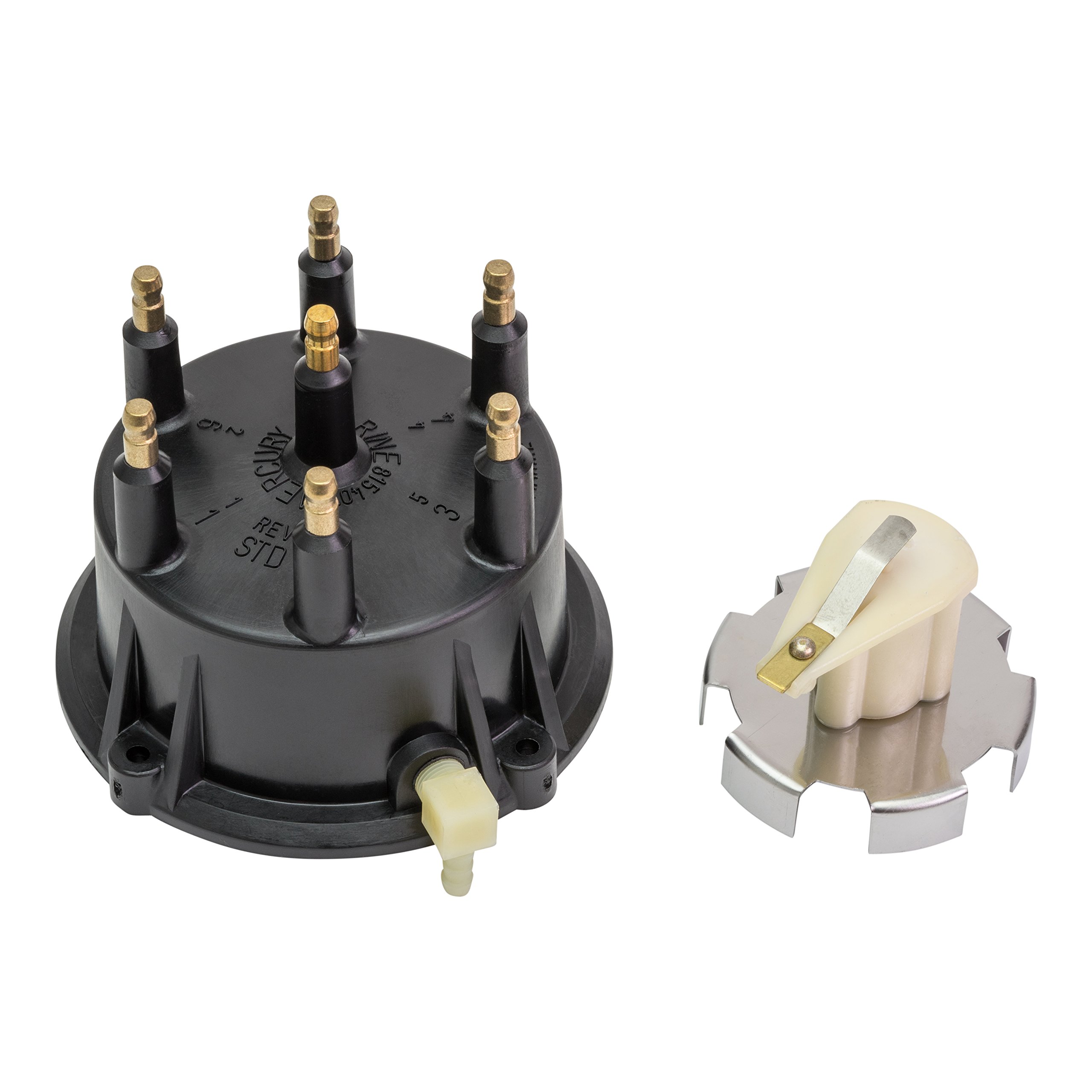 Quicksilver 815407Q5 Distributor Cap Kit for Marinized V-6 Engines by General Motors with Thunderbolt IV and V HEI Ignition Systems