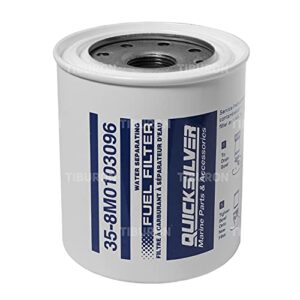 mercury - mercruiser 35-8m0103096; water separator fuel filter 1 in 10-micron mz made by mercury - mercruiser