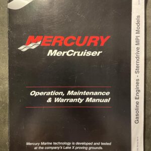 Mercury MerCruiser - Operation, Maintenance & Warranty Manual