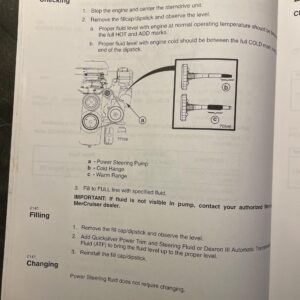 Mercury MerCruiser - Operation, Maintenance & Warranty Manual