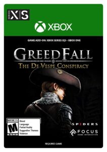 greedfall - the de vespe conspiracy - xbox [digital code]