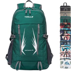 tomule day hiking backpack for women,small waterproof backpack for women,lightweight travel backpack for women green