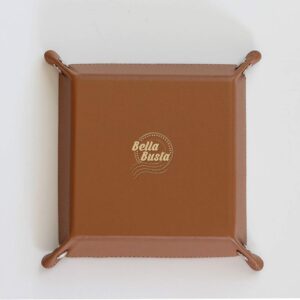 BELLA BUSTA-Traditional 7 years Anniversary-Forever to go-Engraved Wool Tray with Breakdown Dates-Storage & Organization Jewelry Trays (Husband & Wife)