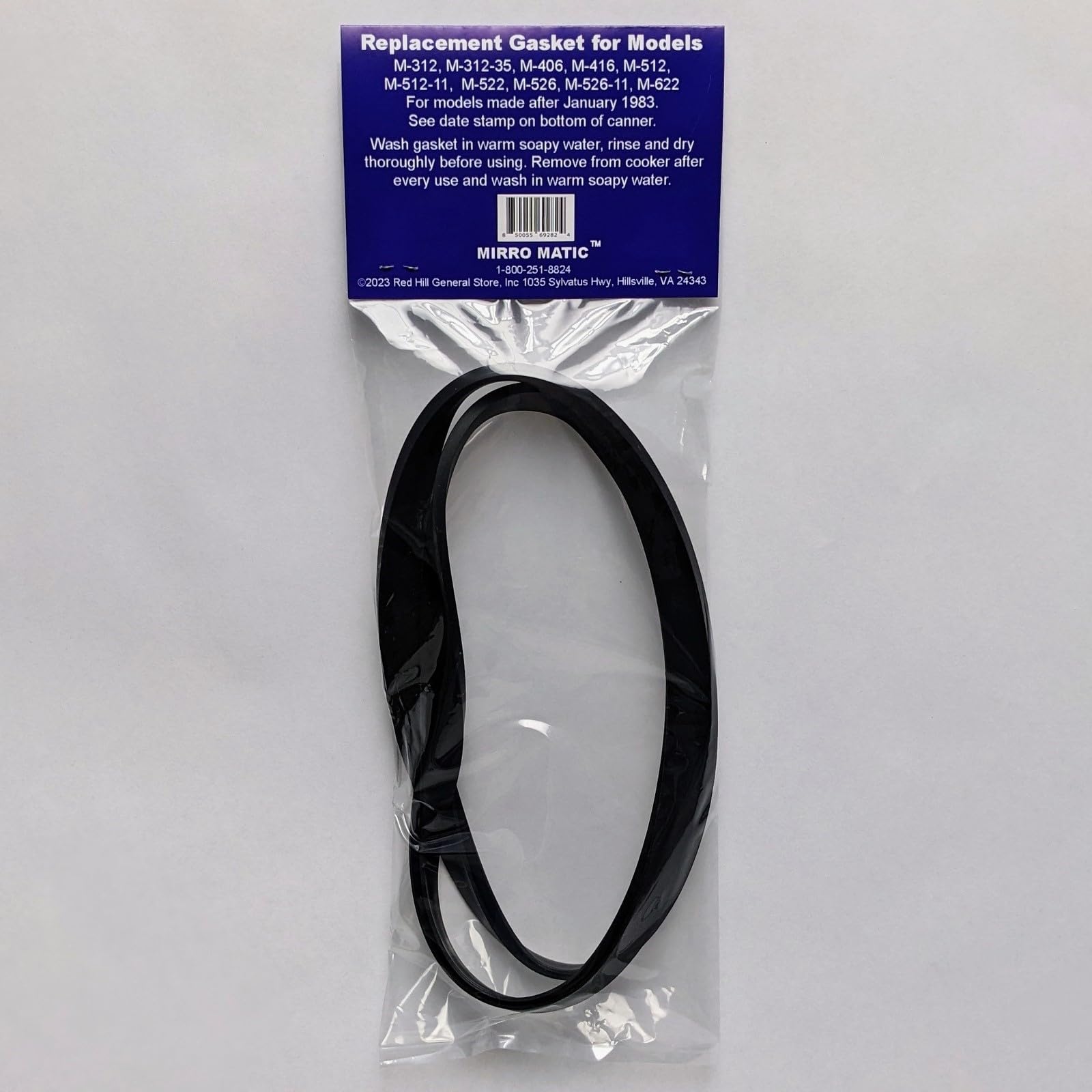 S-9882 Genuine Replacement Gasket for Mirro Pressure Canners Fits M-312, M-312-35, M-406, M-416, M-512, M-512-11, M-522, M-526, M-526-11, M-622 Made after January 1983.