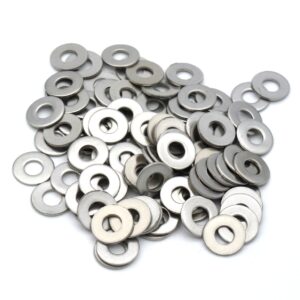 TOPINSTOCK M5 x 12mm Stainless Steel Flat Washer for M5 Screw Pack of 100