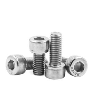 10pcs 304 Stainless Steel Cup Head Hexagon Socket Bolts Knurled Screws Cylindrical Head Hexagon Socket Screws Hexagon Socket Screws (Size : M5*12)