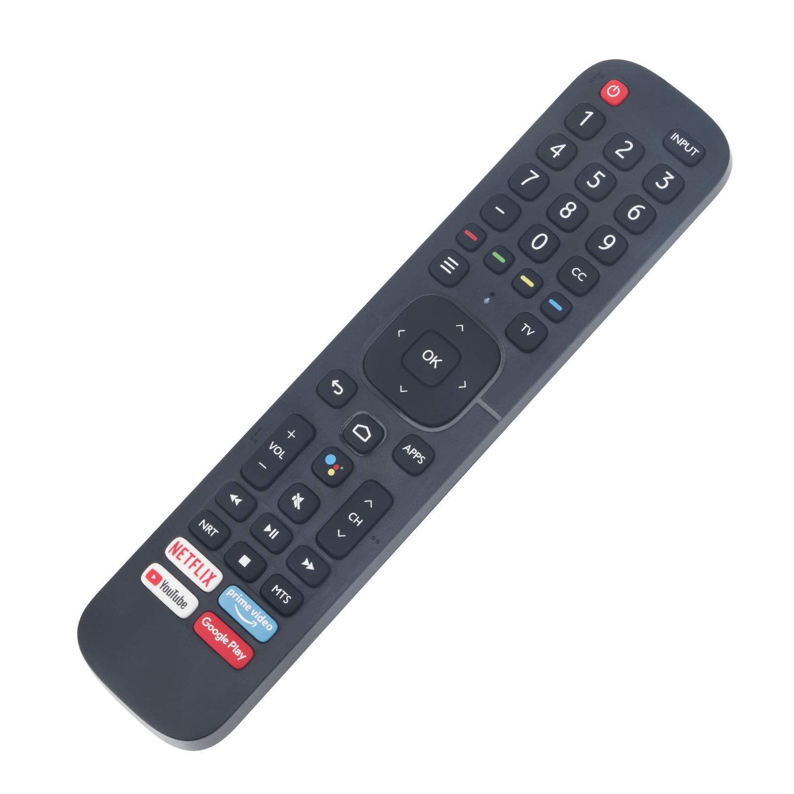 WINFLIKE ERF2K60H Remote Replaced for Hisense 43A56EUA 65A56EUA 55A6101EU HU55A6800FUW 65A6101EU HU65A6800FUW HU55U6FUW HU65A6109FUWA HU43A6109FUWA HU65U6FUW 58A6100FU HU75A6170FUWA 60A53FUA 85A68FUA