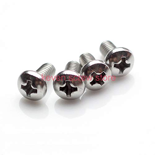 50pcs/Lot GB818 M5x12 mm M5*12 mm 304 Stainless Steel Phillips Cross recessed pan Head Screw