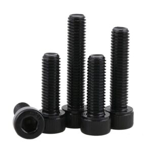 10pcs Full Thread 12.9 Grade high Strength Bolts Cylindrical Head Bolts Cup Head Screws Hexagon Socket Screws Hexagon Socket Screws (Size : M5*12)