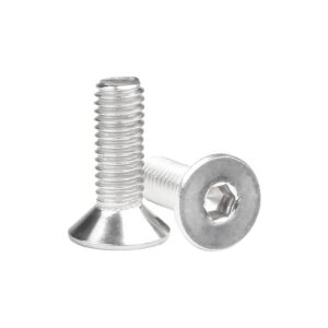 10pcs 304 Stainless Steel countersunk Head Hexagon Socket Screws Flat Head Hexagon Socket Screws Screws Hexagon Socket Screws (Size : M5*12)