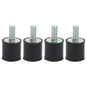 rubber mounts, 4pcs m3 m5 m6 anti vibration silentblock car boat bobbins for air compressors, diesel engines, gasoline engines, water pumps(vd15*15 m5*12)